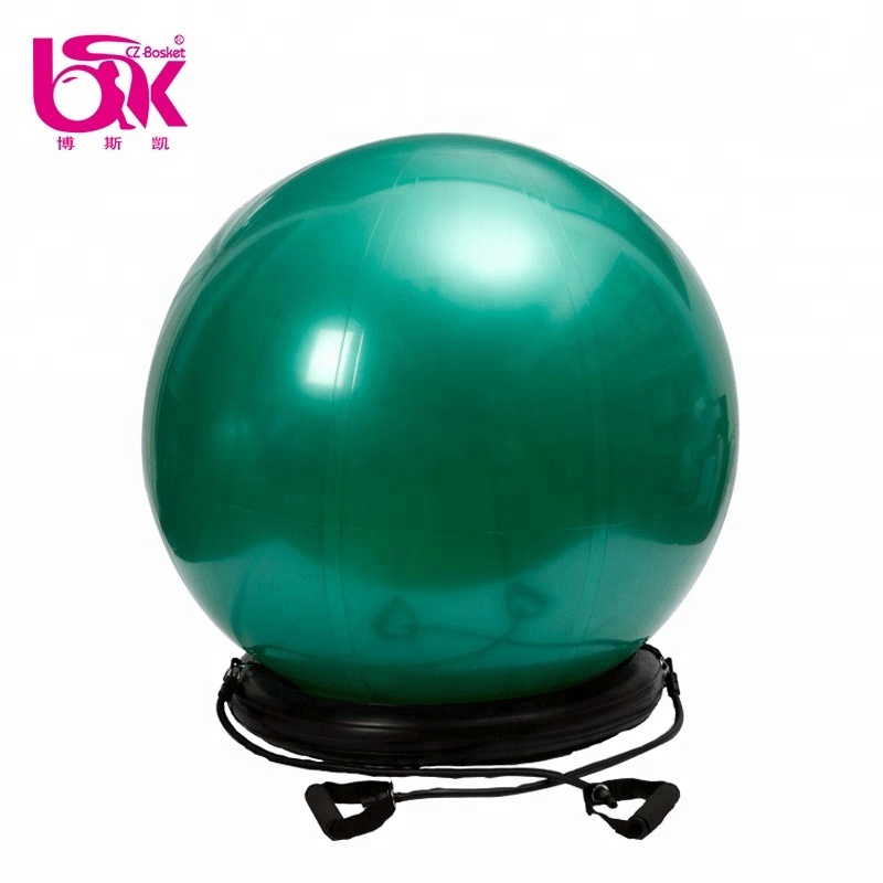 Structural balance Gym ball with circle logos set with cheap stability balls