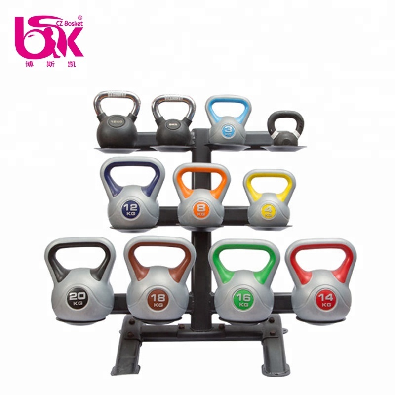 Adjustable New Product of Plastic 18kg Kettlebell For Weight Lifting