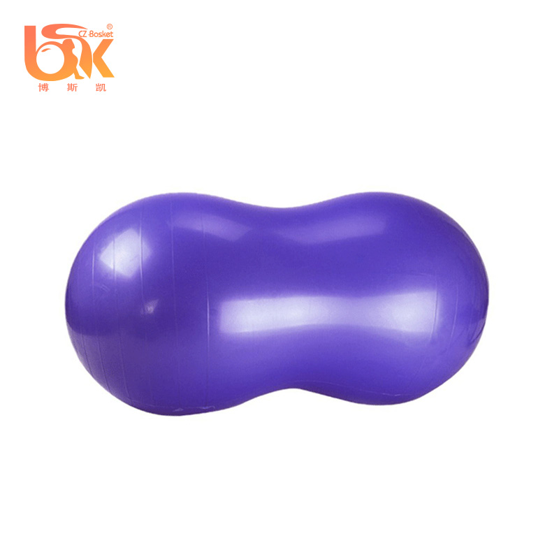 Customized Wholesale Anti-burst Peanut Fitness Yoga Ball for Balance Training